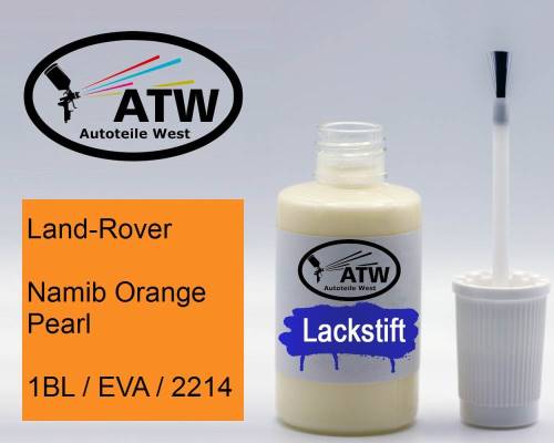 Land-Rover, Namib Orange Pearl, 1BL / EVA / 2214: 20ml Lackstift, von ATW Autoteile West.